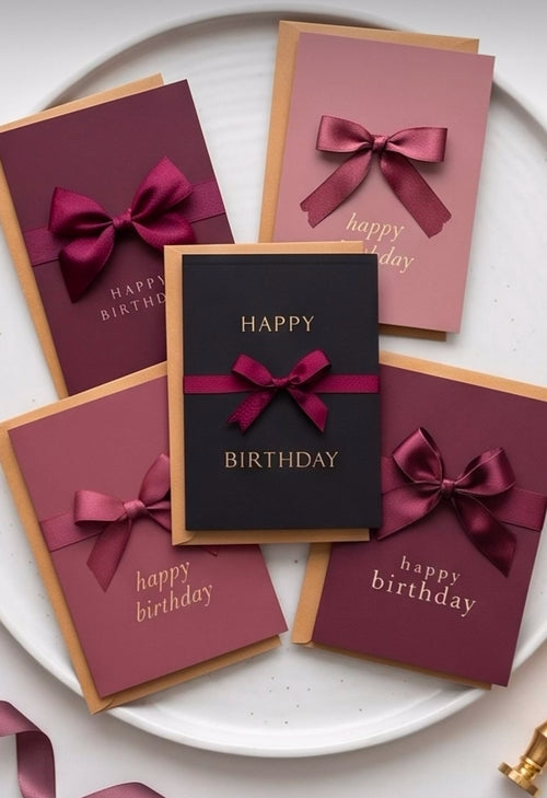 3D Ribbon card & envelopes