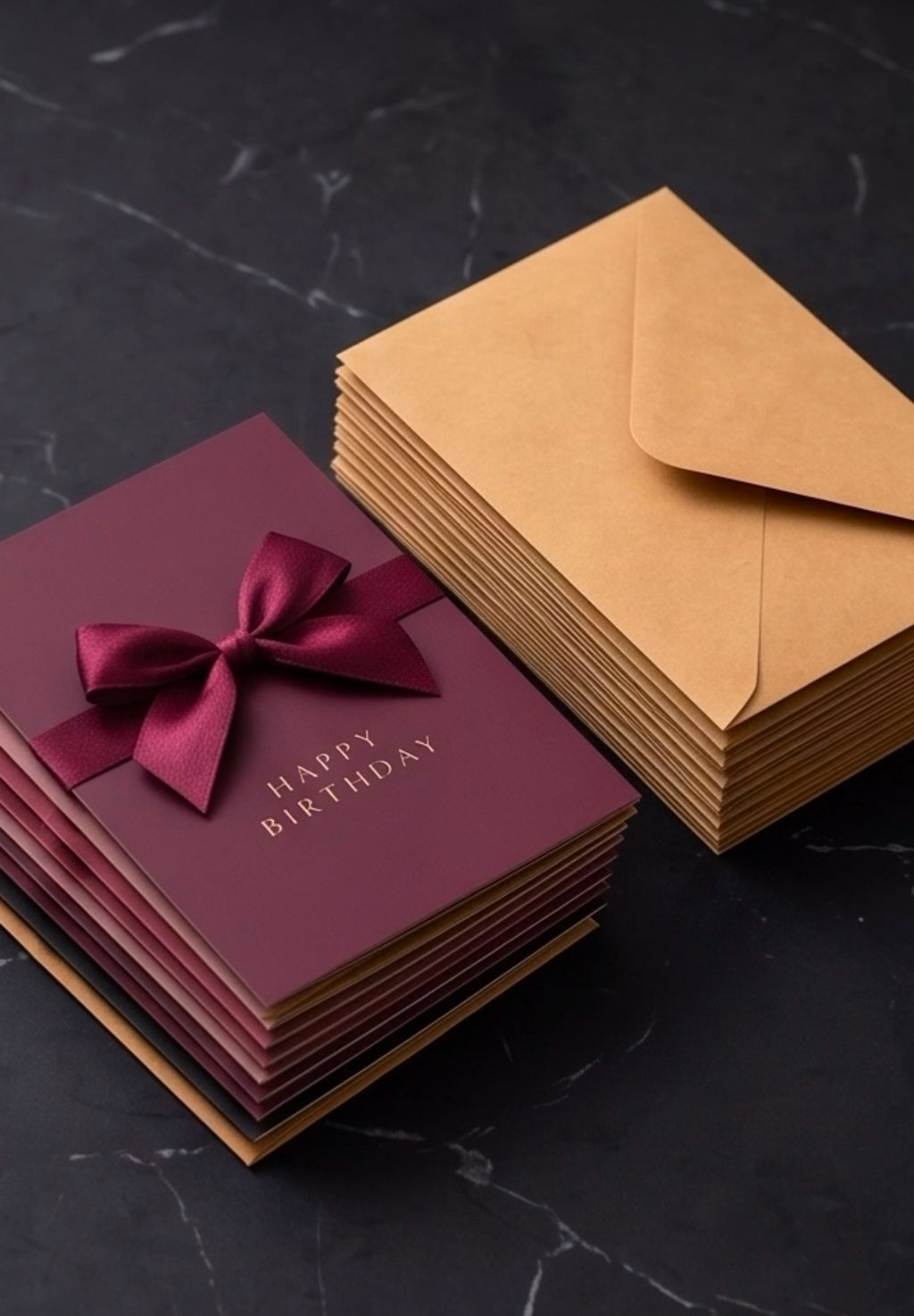 3D Ribbon card & envelopes