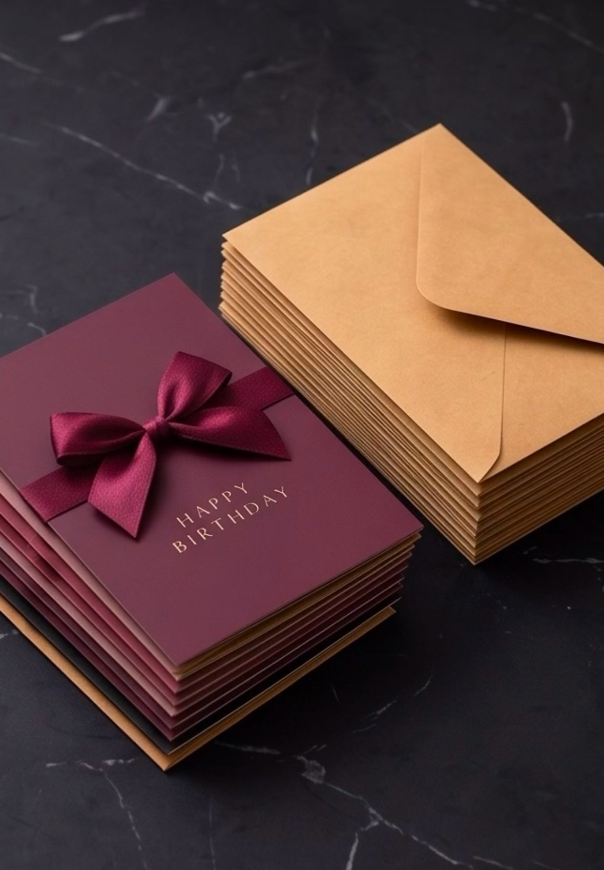 3D Ribbon card & envelopes