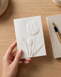White floral envelopes