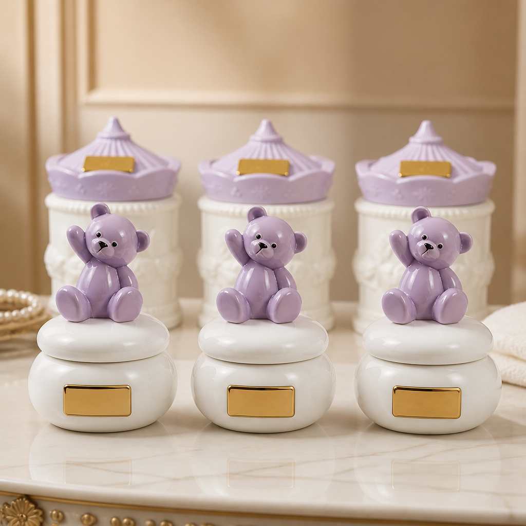 Teddy bear box candle