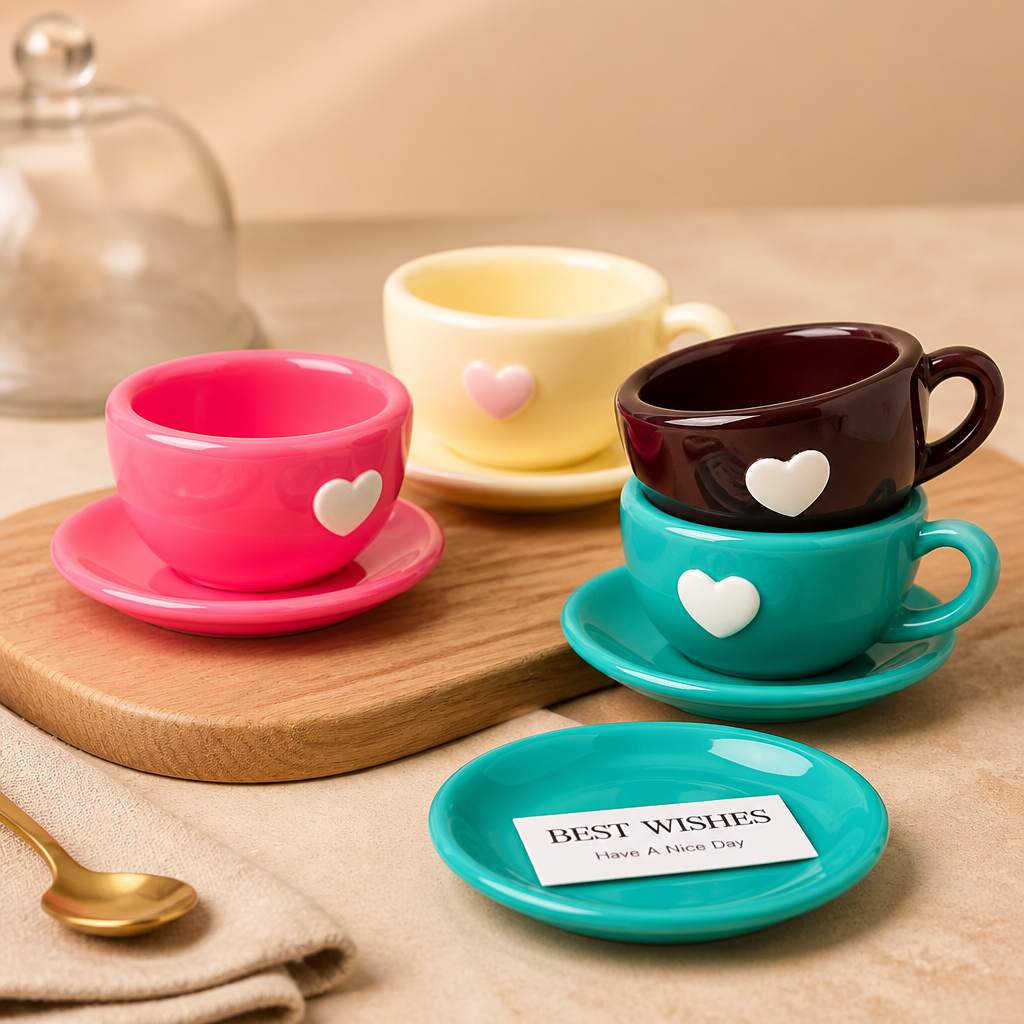 Coffee cup candle