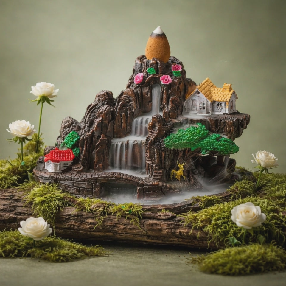 The bakhor waterfall ornament (Mini)- تحفة شلال البخور (ميني)