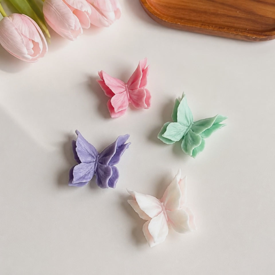 5 pcs butterfly candle