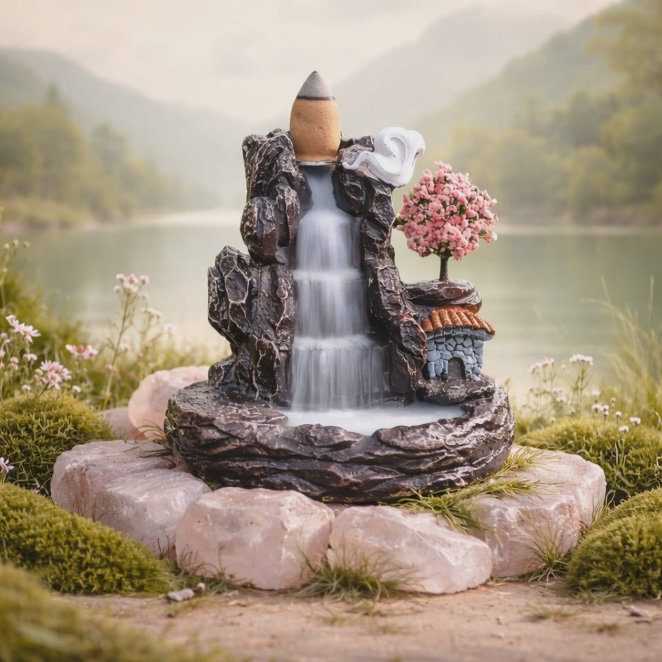 The sacura water fall incense holder (Mini)- مبخرة شجرة الساكورا (ميني)