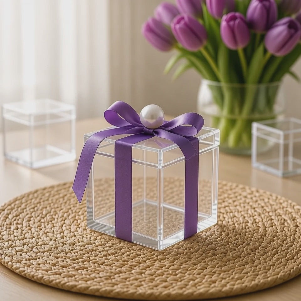 20 Mini Acrylic gift box