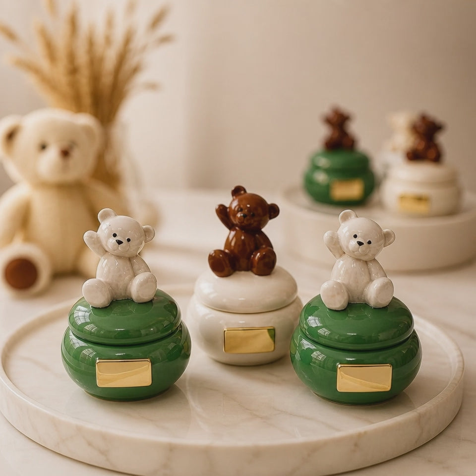 Teddy bear box candle